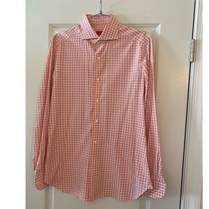 Isaia Men's Dress Shirt 16/41 Medium